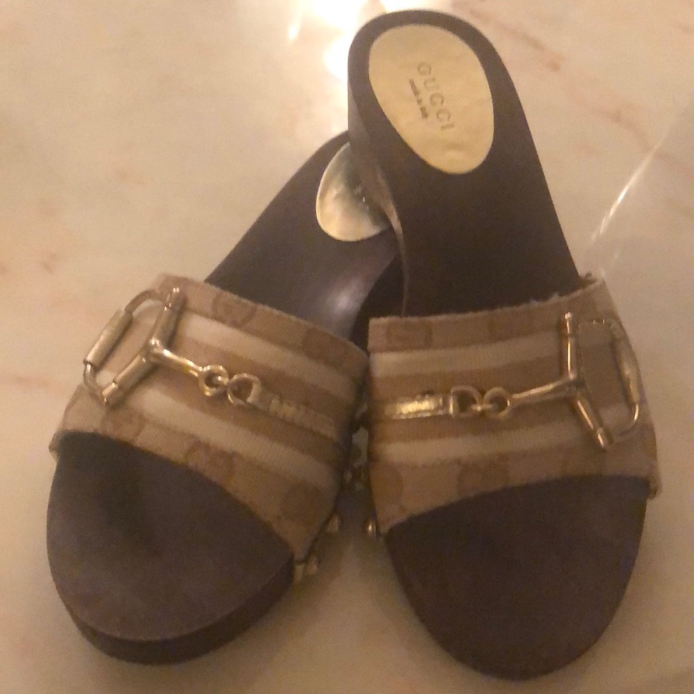 Gucci horsebit sandals